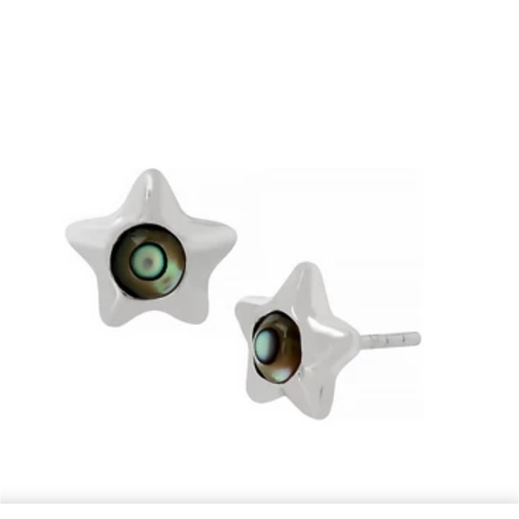 🎉🎉HP 🎉🎉 COACH
Star Abalone Stud Earrings HP - Picture 1 of 3